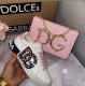 Fashion Pink DG Shoes with Bag Set #DG