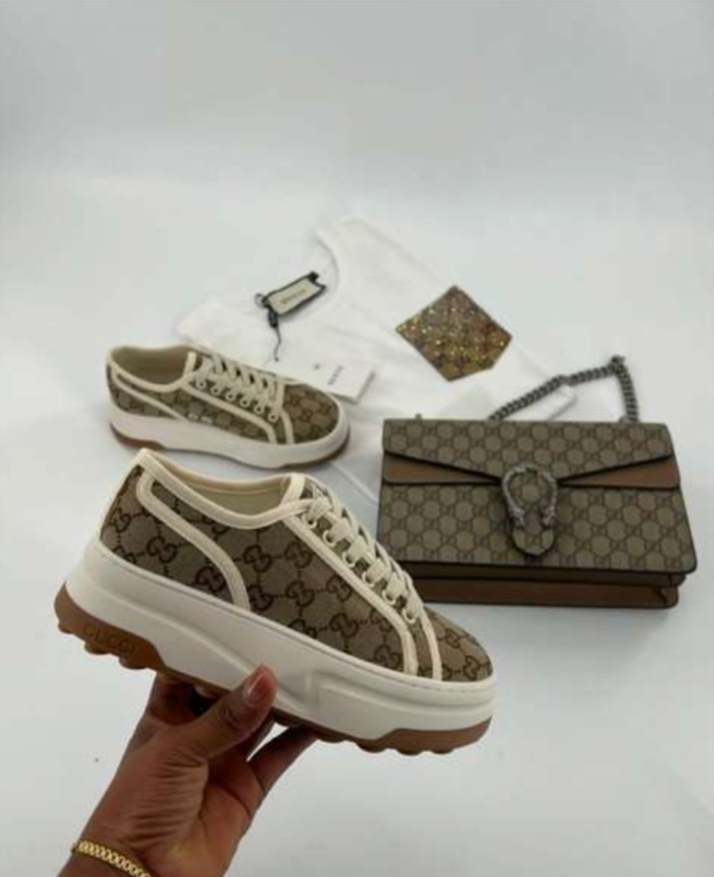 Fashion Shirt Shoes Bag 3 pcs Set #GUI