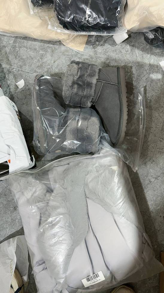 Furry Coat with Wholesale Boots Set #UG