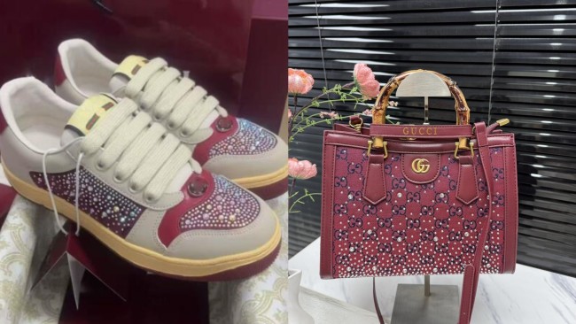 Fashion Shoes with Bag Set #GUI