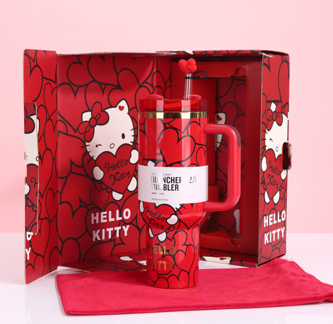 Valentine's Stanley Cup with Gift Box