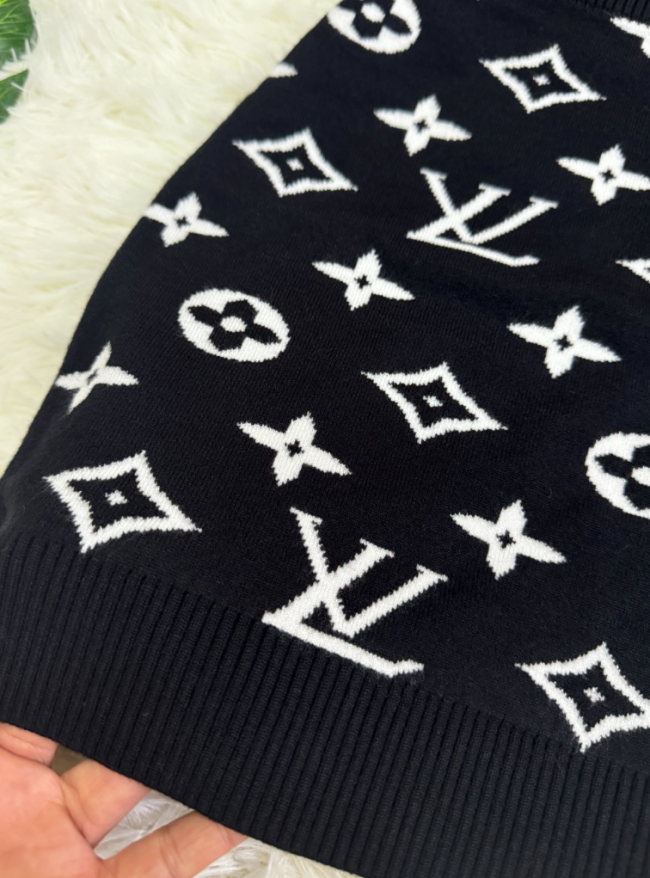 Fashion Knit Sweater with Skirt Set #LOV