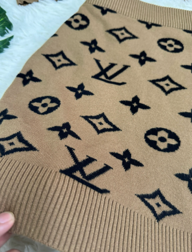 Fashion Knit Sweater with Skirt Set #LOV