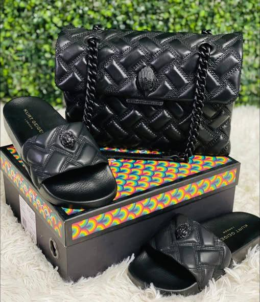 Fashion Kurt Slides with Bag Set No Box #NOO