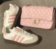 Fashion Shoes with Bag Pink Set #CHN