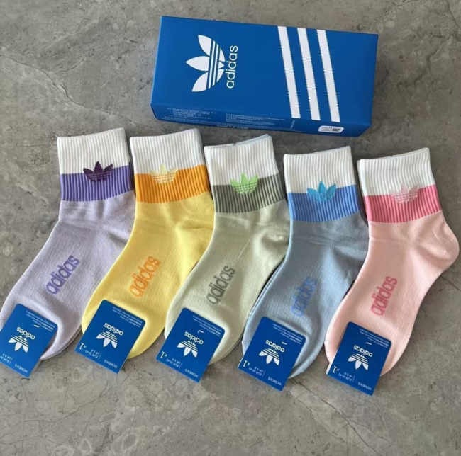 Fashion Sports of Socks 5 pairs a Box #NIK