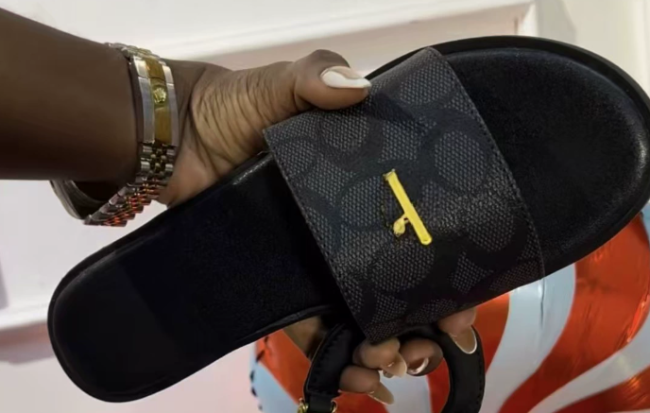 Fashion Slides with Box #COA