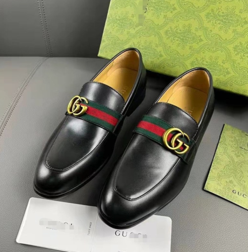 High Quality Men's Loafers Shoes Leather Shoes with Box #GUI