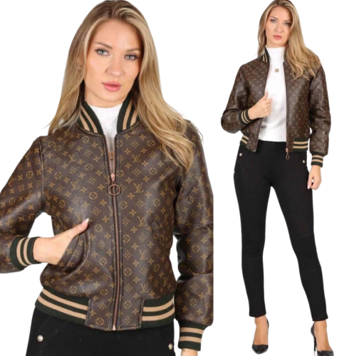 Women Fashion PU Leather Jacket #LOV
