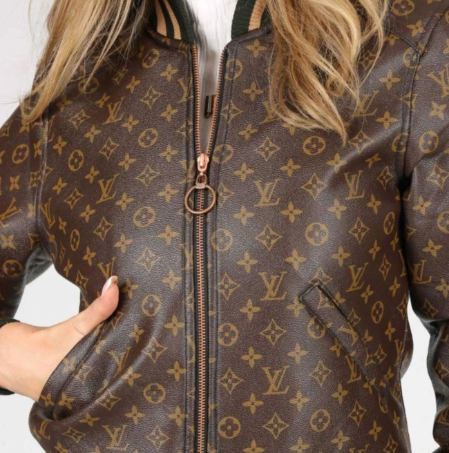Women Fashion PU Leather Jacket #LOV