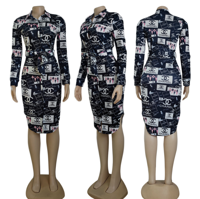 Women Fashion Shirt Dress #CHN
