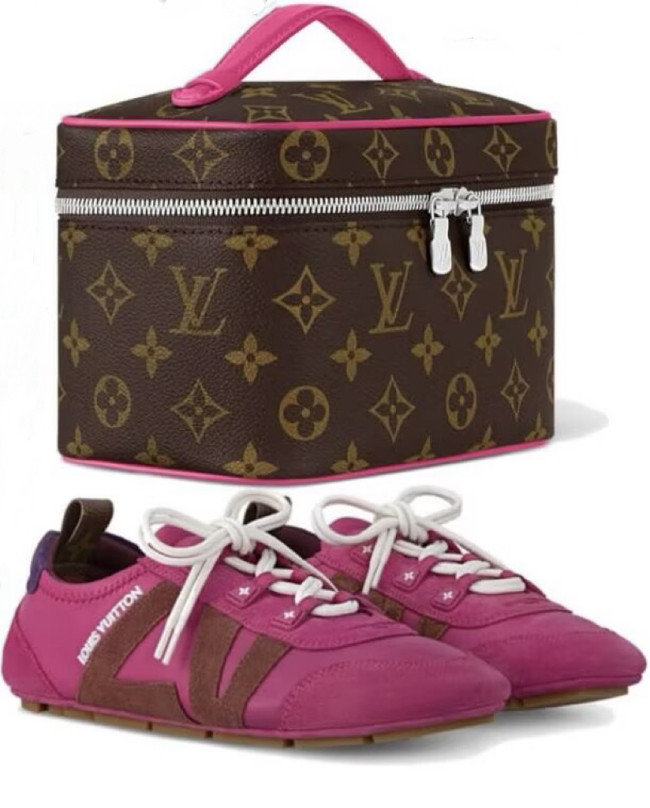 Fashion Shoes with Bag Set #LOV