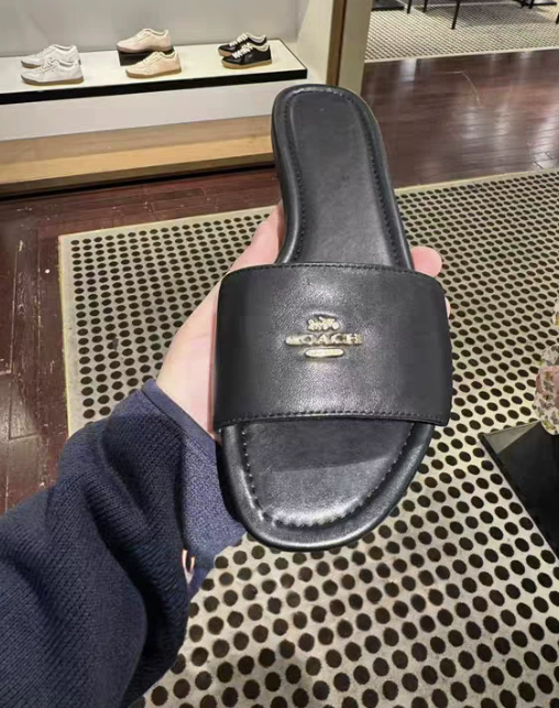 Women Fashion Coach Slides with Box #COA