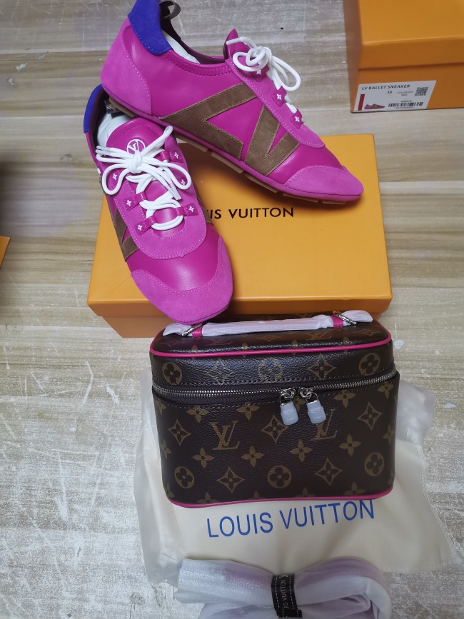 Fashion Shoes with Bag Set #LOV