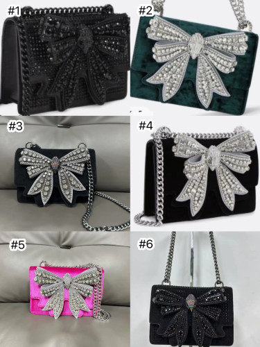 Diamond Bow Kurt Bags No Box #NOO