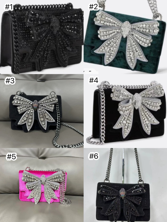 Diamond Bow Kurt Bags No Box #NOO