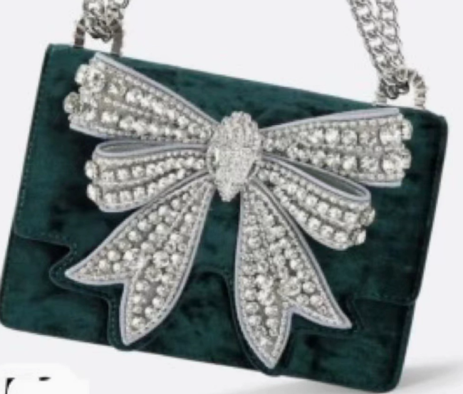 Diamond Bow Kurt Bags No Box #NOO