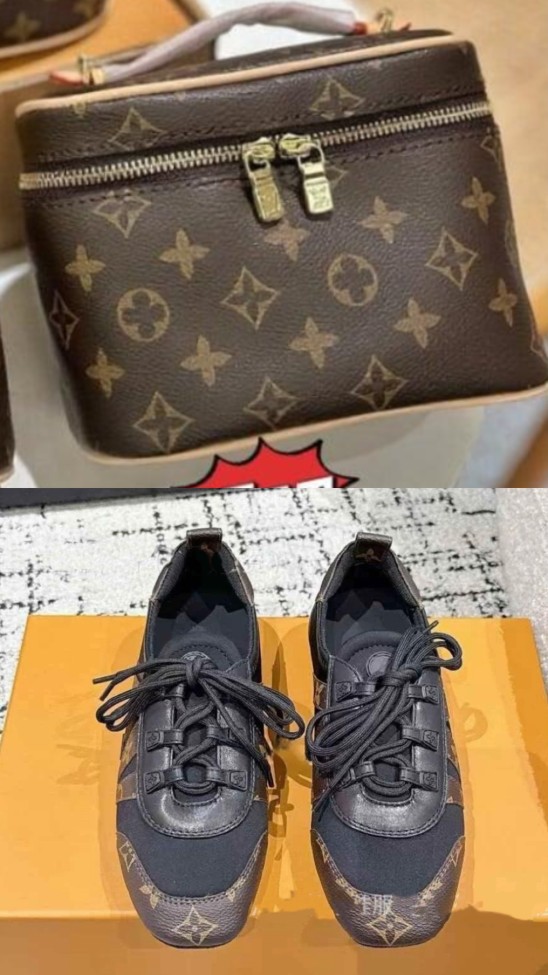 Fashion Shoes with Bag Set #LOV