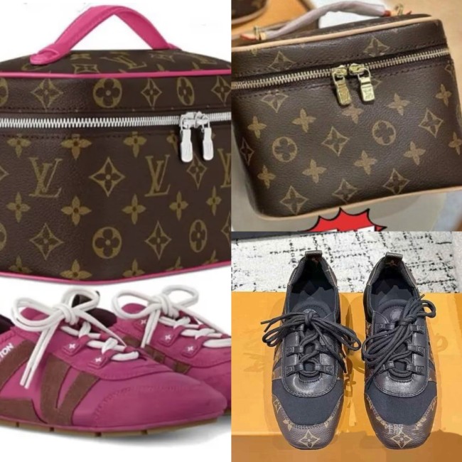 Fashion Shoes with Bag Set #LOV