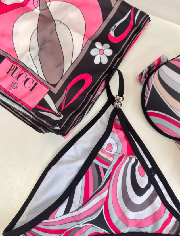 Fashion PUCCI Bikini with Scarf