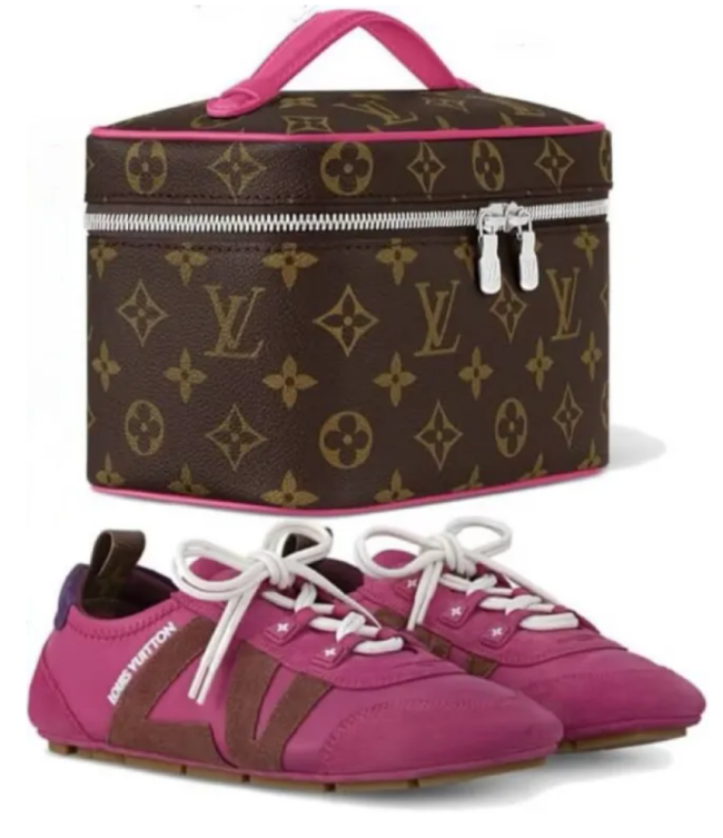 Fashion Shoes with Bag Set #LOV