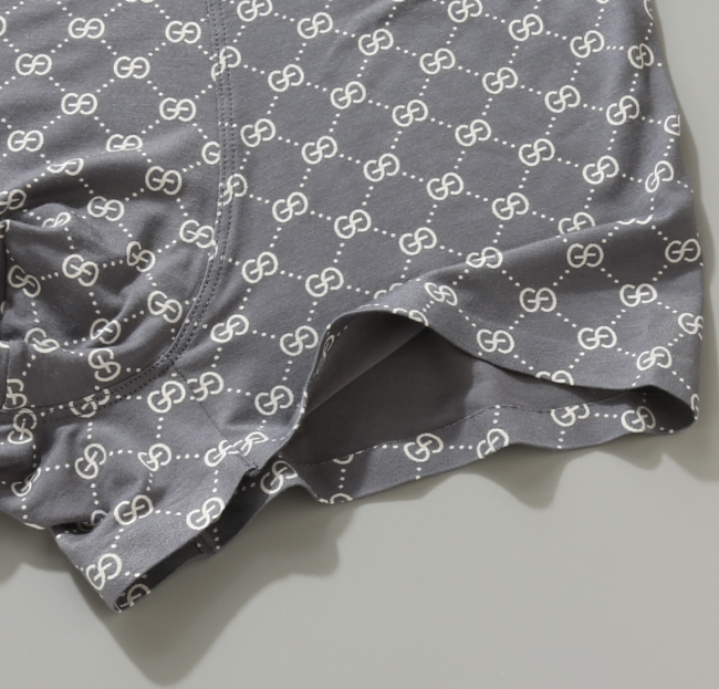 Fashion Men's 3 pcs Shorts Underwear with Box #GUI