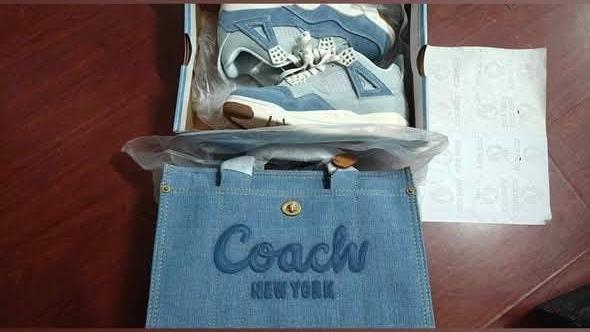 Fashion Shoes with Bag Set #COA #NIK