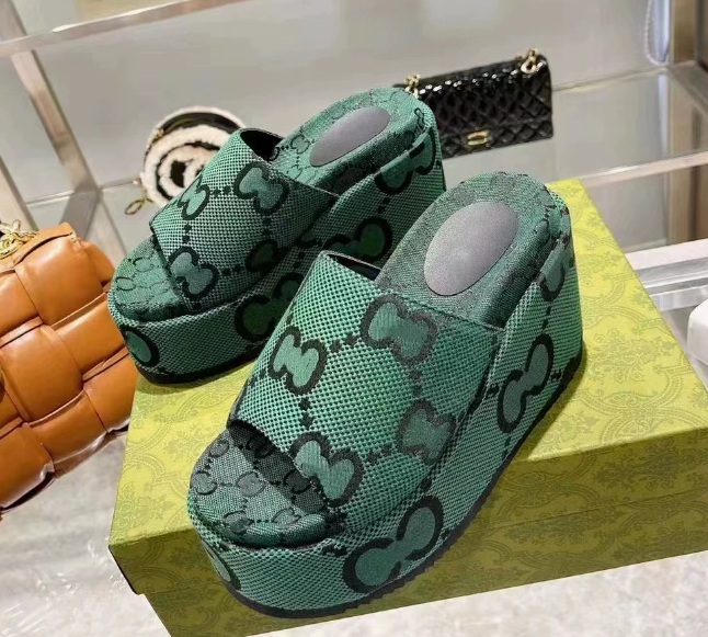 Women Fashion Wedge Sandals with Box #GUI