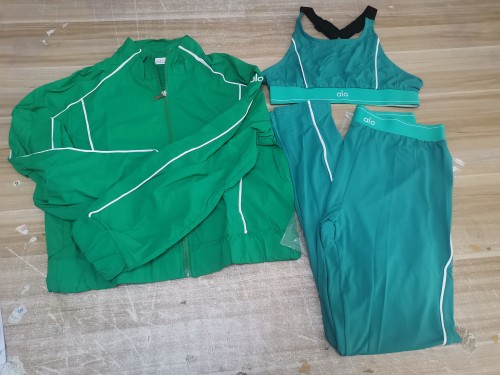 Women Alo 3 pcs Set Polyester Material #ALO