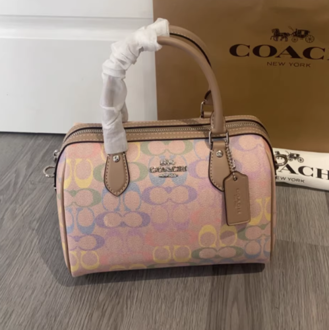 Women Quality Colorful Rainbow Bag No Box #COA