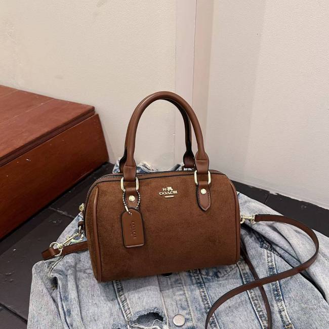 Fashion Suede Pillow Bag No Box #COA