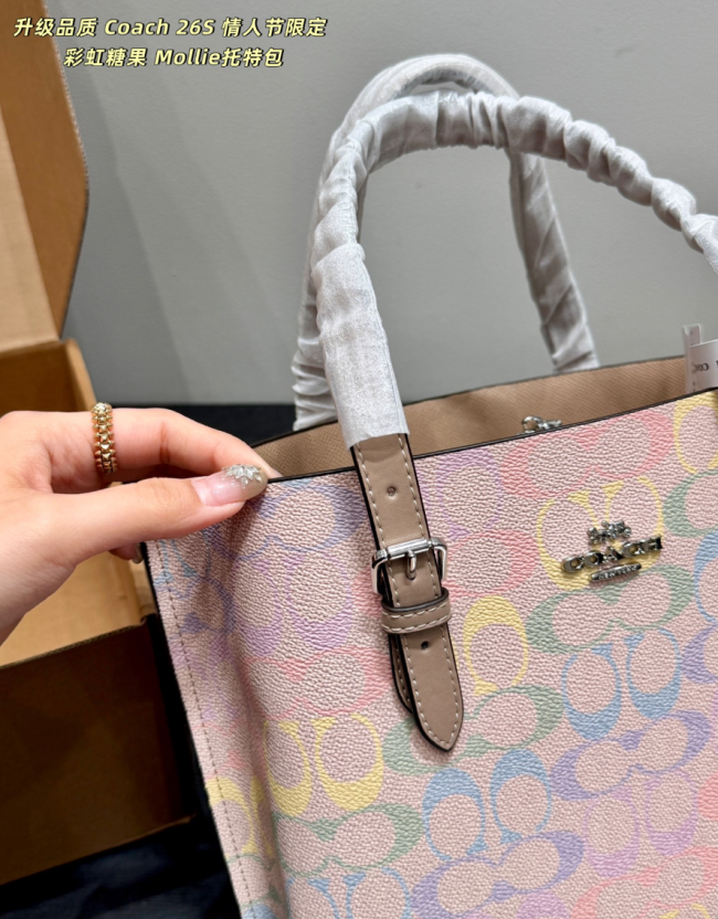 Women Quality Colorful Rainbow Bag No Box #COA