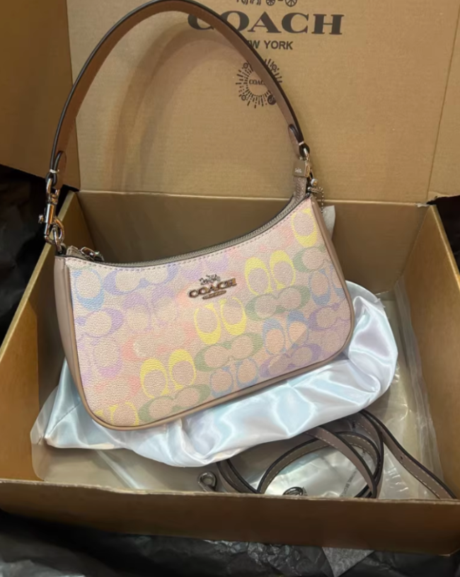 Women Quality Colorful Rainbow Bag No Box #COA