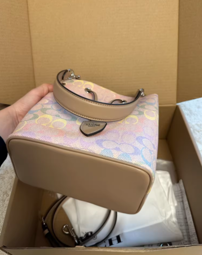 Women Quality Colorful Rainbow Bag No Box #COA