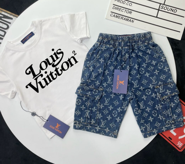 Fashion Kids Shirt with Jeans Set with Tags #LOV