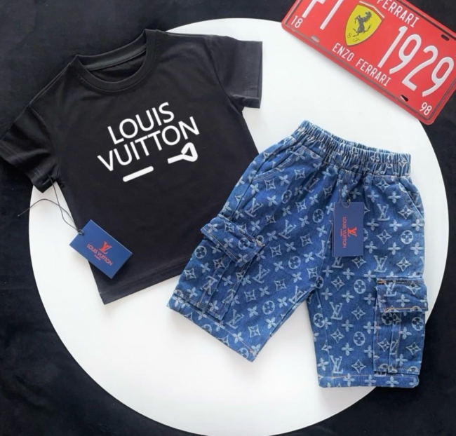 Fashion Kids Shirt with Jeans Set with Tags #LOV