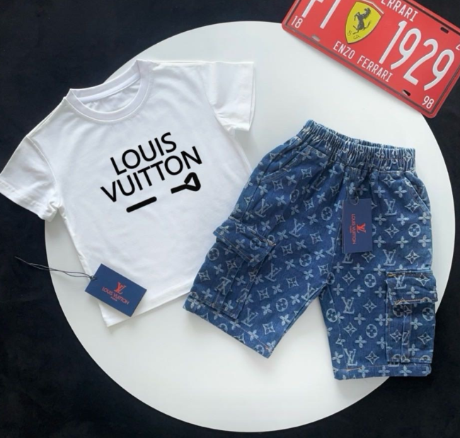 Fashion Kids Shirt with Jeans Set with Tags #LOV