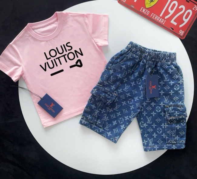 Fashion Kids Shirt with Jeans Set with Tags #LOV