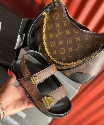 High Quality Bag with Sandals Set #LOV