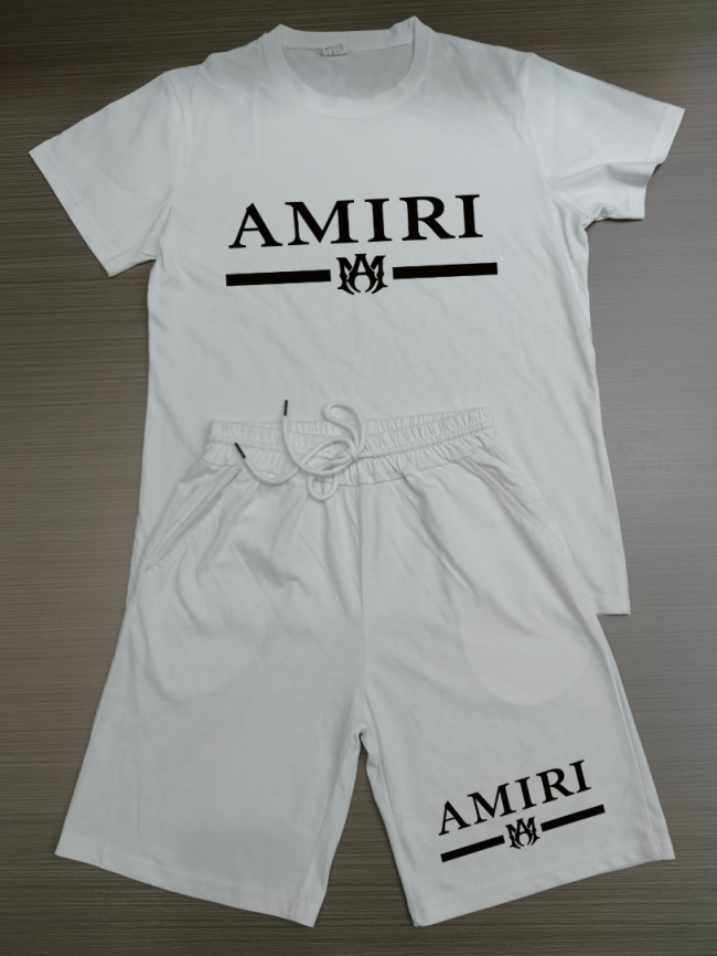 Fashion Summer Amiri 2 pcs Shorts Set with Tags