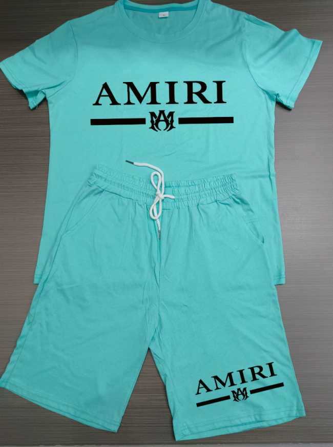 Fashion Summer Amiri 2 pcs Shorts Set with Tags