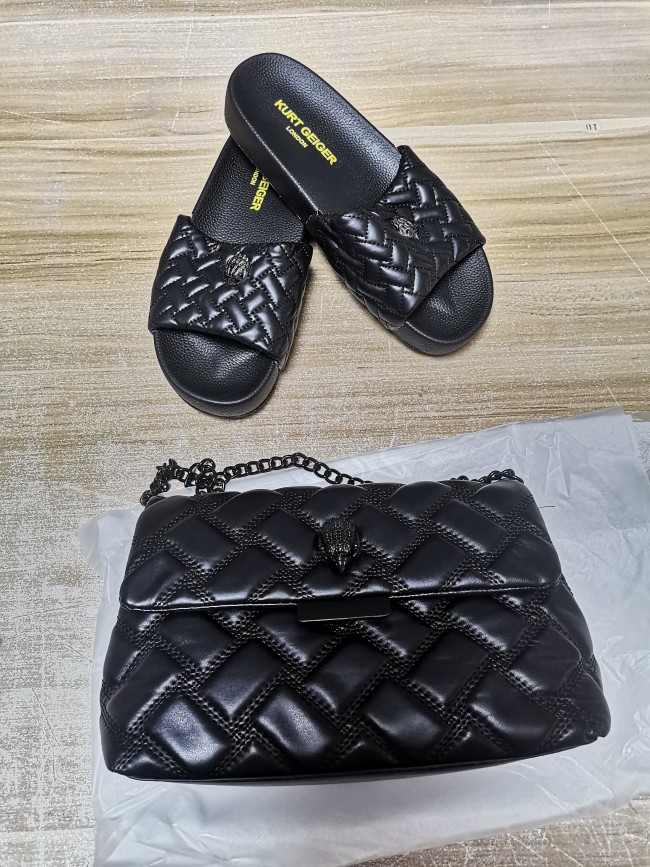 Fashion Kurt Slides with Bag Set No Box #NOO