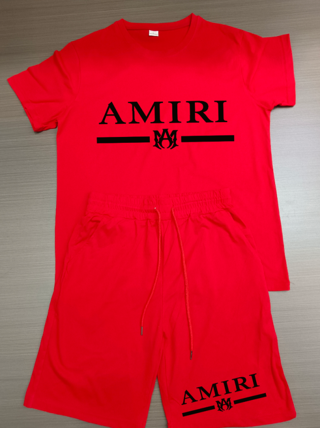 Fashion Summer Amiri 2 pcs Shorts Set with Tags