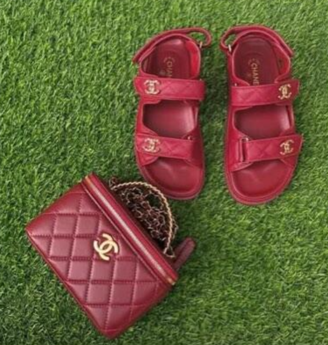 Fashion Sandals with Bag Set #CHN