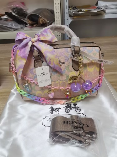 High Quality Pillow Bag with Charms #COA
