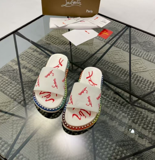 Fashion CL Slides with Box #CL