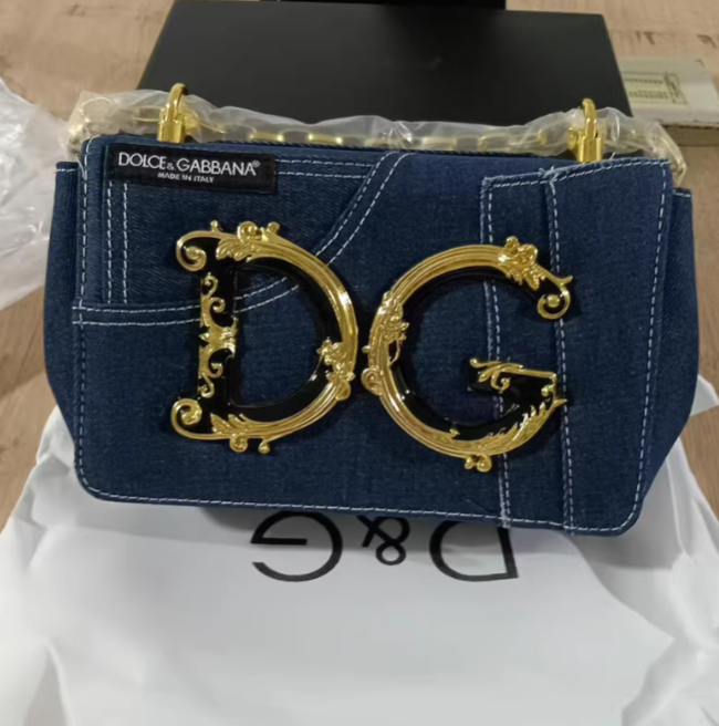 Quality DG Jean Heels with Jean Bag Set #DG