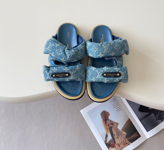 Women Fashion Slides with Box #LOV