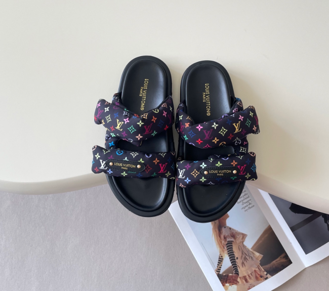 Women Fashion Slides with Box #LOV