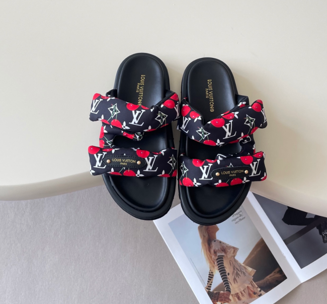 Women Fashion Slides with Box #LOV